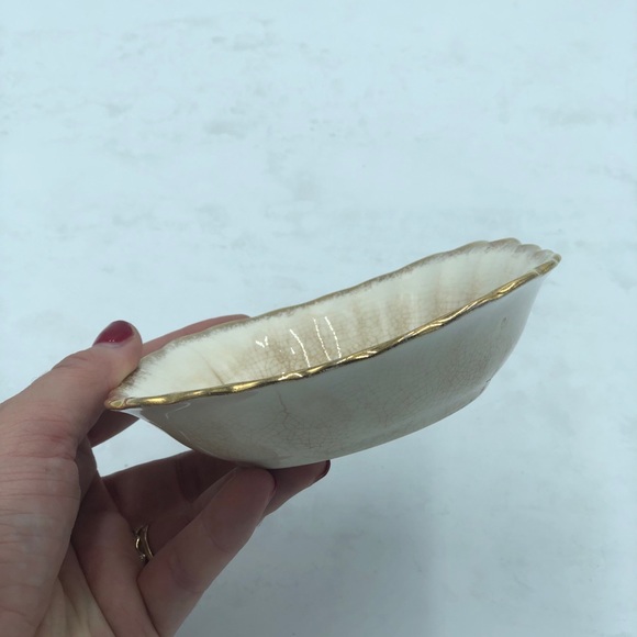 Floral Gold Edged Bowl - Picture 5 of 5